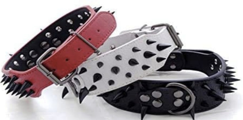 Load image into Gallery viewer, Top Tier Spiked Studded Luxury Collar For Medium Dog
