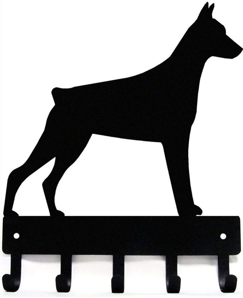 Load image into Gallery viewer, Doberman Key Holder Key Rack and Dog Leash Holder
