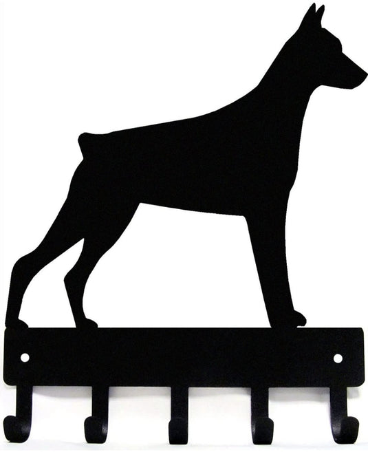 Doberman Key Holder Key Rack and Dog Leash Holder