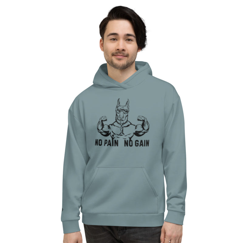 Load image into Gallery viewer, Men&#39;s &quot;No Pain No Gain&quot; Hoodie (Gothic Color)
