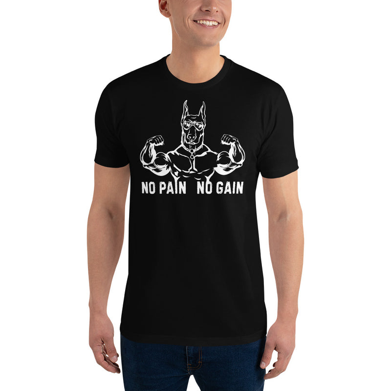 Load image into Gallery viewer, &quot;No Pain No Gain&quot; Doberman Tee
