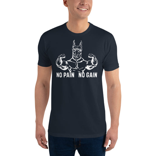 "No Pain No Gain" Doberman Tee