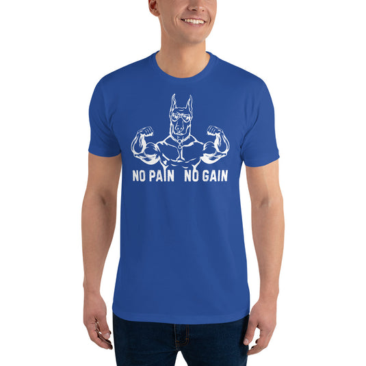 "No Pain No Gain" Doberman Tee