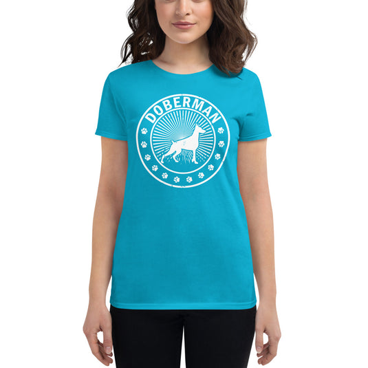 Women's Short Sleeve Doberman Tee