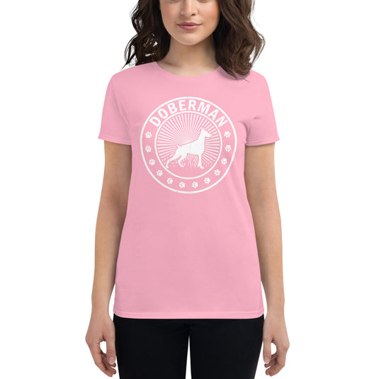 Women's Short Sleeve Doberman Tee