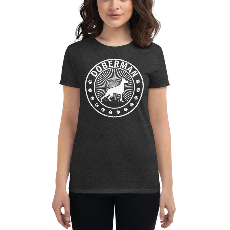 Load image into Gallery viewer, Women&#39;s Short Sleeve Doberman Tee
