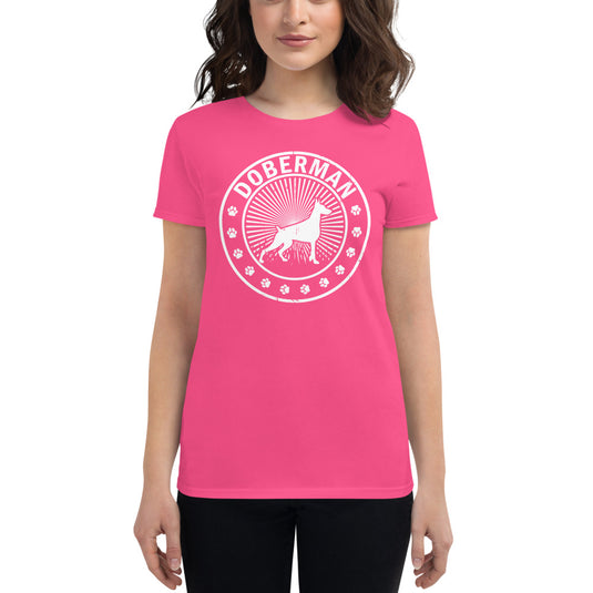 Women's Short Sleeve Doberman Tee