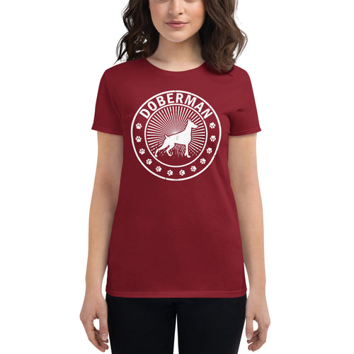 Women's Short Sleeve Doberman Tee